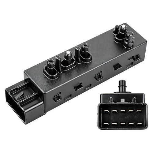 Malibu/Equinox/Terrain Upgrade Power Seat Switch Adjust Switch Front Left Driver Side Compatible with Bu-ick Chevy Ca-dillac GMC Adjuster Button Switch, 25974714