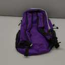 15L Water-resistant Hiking Daypack, Small Backpack Travel Outdoor, Lightweight Day Pack with Tool Loops (Super Dark Purple)