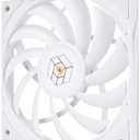 Thermalright TL-H12015W CPU Fan,Computer Case Cooler Quiet 4PIN PWM, 1900RPM High Speed,15mm Slimline Cooler for CPU Cooling and Chassis,White,120mm PC Cooling Fan(TL-H12015W)