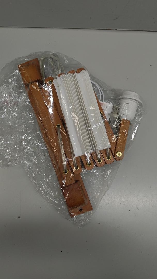 PEAUARL Plug in Mounted Wall Sconce, Swing Arm Wall Lamp for Bedroom, Living Room, Bedside Reading Light Fixtures with On/Off Switch ,E26 Bulb Excluded (Brown)