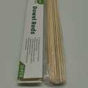 1/4 x 17.5 Inch 25 PCS Dowel Rods Wood Sticks Wooden Dowel Rods - Unfinished Bamboo Sticks - for Crafts and DIYers