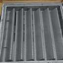 Builders Edge 120051212016 12" x 12" Square Vent 016, Gray