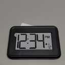 SEDLAV Digital Black Desk Alarm Clock with Timer - Sleek and Functional Timekeeper