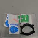 Watch Screen Protector +Watch Case Cover for Garmin Instinct 3 50mm, [3-PCS] Tempered Glass Film & Soft TPU Bumper, Anti-Scratch, Bubble-Free, HD Clear, Shockproof Protection (Black)