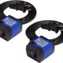 AQUANEAT 2-Pack Small Fountain Pump, 80GPH Submersible Water Pump for Aquarium Fish Tank, Outdoor Water Fountain, Hydroponics, Pond