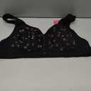 Daisy Bras for Women, Front Closure Bras Plus Size Push Up Comfortable No Underwire Seniors Full Coverage Cotton Bra, Size 4XL