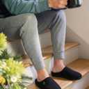 VeraCosy Men's Two-Tone Memory Foam House Slippers Indoor Outdoor Durable Rubber Sole