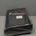 FIVKLEMNZ Car Rooftop Cargo Carrier Roof Bag Waterproof for All Top of Vehicle with/Without Rack Includes Topper Anti-Slip Mat + Reinforced Straps + 6 Door Hooks + Luggage Lock (15 Cubic Feet)