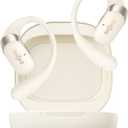 SHOKZ OpenFit 2 Open-Ear Headphones,True Wireless Bluetooth Earphones with Microphone,Earhook Earbuds with 48 Hours of Playtime,Fast Charging,IP55 Water-Resistant,with Carrying Bag, Beige, Bluetooth5.4