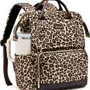 LOVEVOOK Laptop Backpack for Women with Giant Tumbler Holder Pocket, 15.6 inch Travel Work Bag Purse for Nurse Teacher, Waterproof Casual Daypack Bookbag for College Business