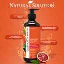 Natural Solution Body Wash, Formulated with Organic Blood Orange Extracts with Himalayan Pink Salt, Revitalizes & Refreshing Your Skin, 17 fl oz/Each Pack of 3