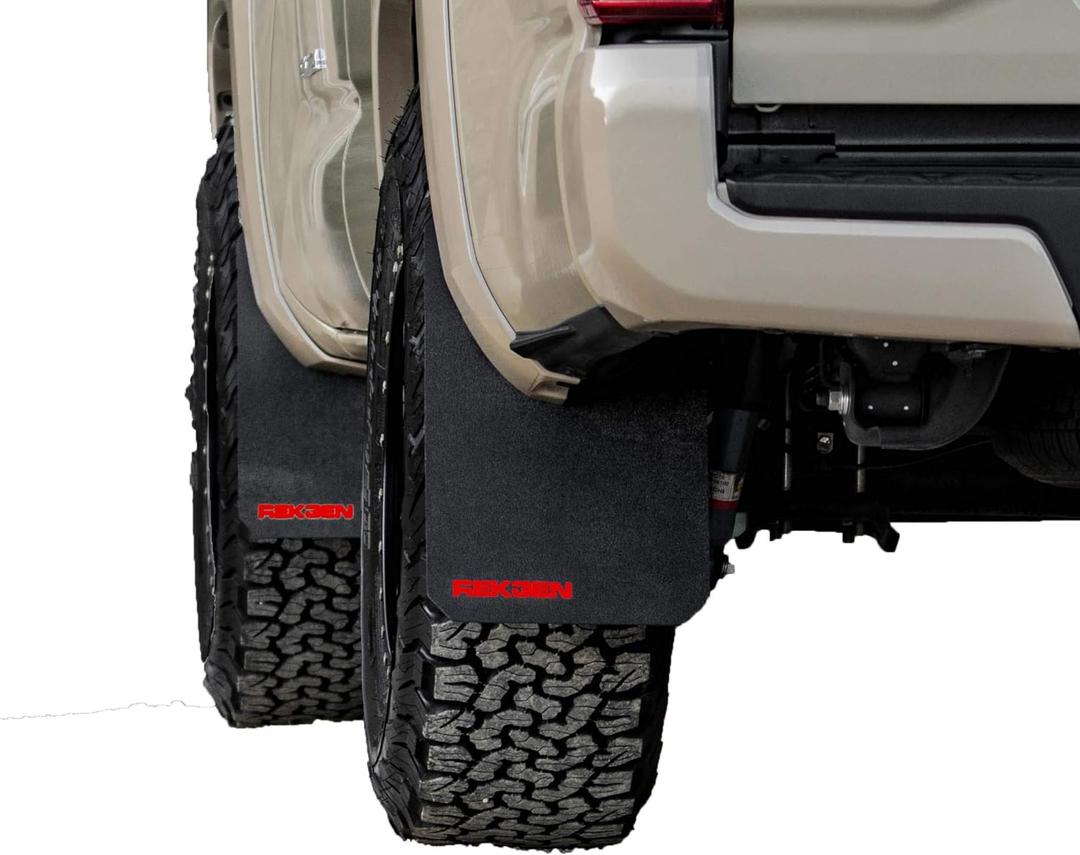 REK GEN Mud Flaps Compatible with Tacoma Gen3 (2016-2023) (Stock, Red)