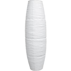 Uonlytech Paper Floor Lamp Shade Replacement, Foldable Standing Lampshade Japanese Style Paper Floor Light Cover Accessories for Bedroom Floor Light, White