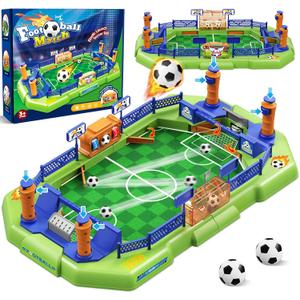 Mini Foosball Table Game for Kids Soccer Board Game, Portable Tabletop Pinball Interactive Sports Game, Indoor Family Party Birthday Gift Educational & Active Toy for Boys Girls Ages 3+