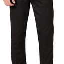 Amazon Essentials Men's Slim-Fit Stretch Golf Pant (33W x 30L, Black)