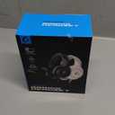 CM7002 Gaming Headset for PS5, PS4, PC, Mac, Switch, Xbox Series, Surround Sound RGB Gaming Headphones with Noise Canceling Microphone, 50MM Dynamic Drivers, 3.5MM Audio Jack, Light White