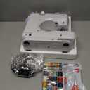 Sewing Machine with Extension Table, Mini Sewings Machines Portable Electric Sewing Machine, 12 Stitches Sewing Machines with LED Light, Sewings Accessory Kit, Ideal for Clothing, Pillowcases, Sheets