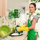 Honoson 6 Pcs St Patrick's Day Kitchen Towels St. Patrick's Day Dish Towels Shamrocks Gnomes Plaid Absorbent Bathroom Set Tea Cloth for Kitchen Home 16 x 24 Inches(Light Green,Vivid Style)