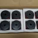 Silicone Body Mount Bushing Kit Compatible with 2008-2016 Ford F250 F350 Crew Cab 8 Pack Silicone Cab Body Mount Bushings Kit Durable Components Outperforms OEM & PU Mounts (Red)