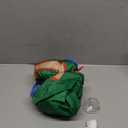 Juegoal 4 FT Christmas Inflatable Rudolph Wreath, Lighted Blow Up Reindeer with Built in LED Lights, Indoor/Outdoor Xmas Holiday Decor, Light Up Front Door Window Lawn Yard Garden Decorations