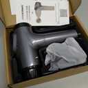 Massage Gun, Muscle Massage Gun for Athletes Handheld Electric Deep Tissue Back Massager, Percussion Massage Device for Pain Relief with 30 Speed Levels 9 Heads pcs (Grey)