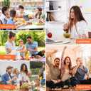 Xorim Stainless Steel Snack Containers, Reusable Stainless Steel Snack Box, 3 Compartments, Divided Food Storage Containers for School, Home and Travel, White Lid