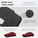 for Tesla Model Y Rear Seat Back Cover Seatback Liner Backrest Protector Accessories 5-Seater 2020 2021 2022 2023 2024