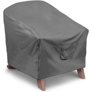 Vailge Patio Adirondack Chair Covers, Heavy Duty Patio Chair Cover, Waterproof Outdoor Lawn Patio Furniture Covers (Standard - 1 Pack, Grey)