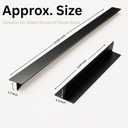 2 x Stainless Steel Stove Gap Covers With Clips  Adjustable Stove Gap Filler & Guard For Gas Stoves, Oven & Countertop Covers, Heat-resistant, Easy Installation, High-quality And Attractive