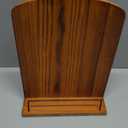 Rustic Cookbook Stand for Kitchen Counter Recipe Book Holder Adjustable Solid Wood Tablet Stand Cookbook Holder for Thanksgiving Christmas Women Gift Kitchen Decoration