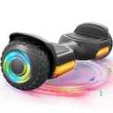 Gyroor Balancing Scooter New G13 All Terrain Balancing Scooter with LED Lights, Self Balancing Off Road with Bluetooth for Kids ages 6-12 and Adults-Black