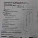 Prepac HangUps 30" Large Garage Cabinet, Bathroom Cabinet Wall Mount, Ideal for Garage, Kitchen and Laundry Organization 30" W x 72" H x 16" D, White