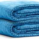Chemical Guys Woolly Mammoth Large, Super Absorbent and Soft Microfiber Towels for Cars, Blue (36 x 25 inches) 2-Pack