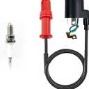Ignition Coil Spark Plug for Polaris Sportsman 500 1996-2002 Magnum 425 1995-1998 Magnum 500 2000-2003 Xpedition 425 2000-2002 3085228 3085227