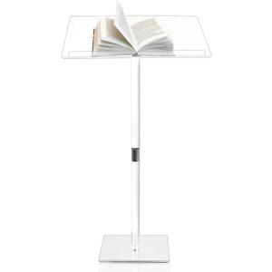 Acrylic Podium Stand, Lecterns & Podiums Modern, Clear Podium Stand, Acrylic Podium Pulpits for Churches, Classroom, Concert, Speech, Weddings, 23.6" L x 15.7" W x 42.3" H, Angle Adjustable