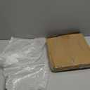 Acrylic Drink Table for Small Spaces, Clear Side End Tables, 10" L x 10" W x 21.3" H, Small Round Drink Table for Living Room, Bathroom, Office, Drinks Stand Side Tables