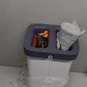 MUEE Mop and Bucket with Wringer Set for Home, Flat Mop and Bucket Set for Floor Cleaning and Window Wall Cleaner, Wet and Dry Mop with Long Handle and 3 Microfiber Pads