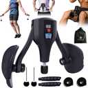 Thigh Trainer Pro 0-132 lbs Adjustable Resistance, Inner Thigh & Pelvic Floor Kegel Exerciser with Arm Workout Handles & Wireless Jump Rope for Home Fitness for Women & Men (Black)