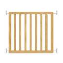 Ingenuity The Doorway 36S Series Custom Collection, Safety Pet & Baby Gate, 30"-36" Wide, 28" Tall, Pressure or Hardware Mounted, Install Wall to Wall in Doorway, Natural Wood Panels Ready for Paint