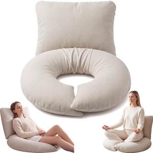 Wedge Pillow Set for After Surgery, Bed Wedge Pillow for Headboard