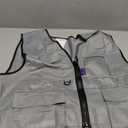 A-SAFETY grey working vest Large
