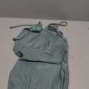 CHICME Womens Summer Halter Dress Hollow Out A Line Vacation Dresses with Eyelet Embroidery & Side Slit Small