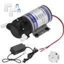 2025 Upgraded Booster Pump Kit, Suitable for Household Reverse Osmosis Water Filtration System Standards or Manifolds up to 100 GPD,Bring a High-Voltage Switch