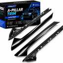 A Pillar Windshield Molding Trim Fit Ford Explorer 2011 2012 2013 2014 2015 2016 2017 2018 2019 4 Door Left Driver Right Passenger Side Replaces BB5Z-7803145-AA BB5Z7803145AA 926-450 926-451