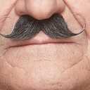 Mustaches Self Adhesive Fake Mustache Mix, Novelty, False Facial Hair Value Pack (6pcs.) (Ginger)