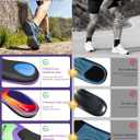 Professional Medium Arch Support Shoe Inserts, Over 230+ lbs Plantar Fasciitis Insoles for Women and Men, Flat Feet Orthotics Insert Athletic Shoe Insole, XL
