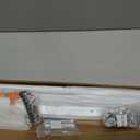 FELIDESIGN Curtain Track, Ceiling Curtain Track for Room Divider, Ceiling Mount Rail Set with Roller Hooks, White, 6ft - 9ft