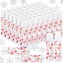 50 Pack Christmas Lip Balms Bulk Christmas Candy Peppermint Cane Scented Holiday Flavor Lip Balm Gifts Xmas Party Gifts Bulk Xmas Items Stocking Stuffers for Women Men Staff Employee (Lollipop 2)
