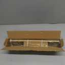 Oneach Heavy Duty Curtain Rods for Windows 28 to 48 Inch, 1 Inch Brass Gold Curtain Rod, Adjustable Length Rod with Metal Finials, Modern Decorative for Bedroom Kitchen Living Room (16 to 60 Inch)