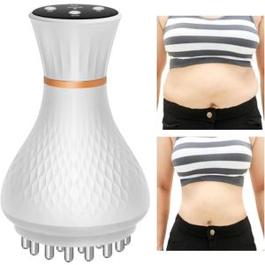 Lymphatic Drainage Massager  Portable Cellulite Massage Tool with 19 Intensity Levels for Relaxing Neck, Legs, Arms & Belly